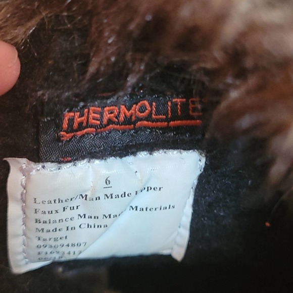 Thermolight  pink duck boot  faux fur accent - Picture 4 of 4